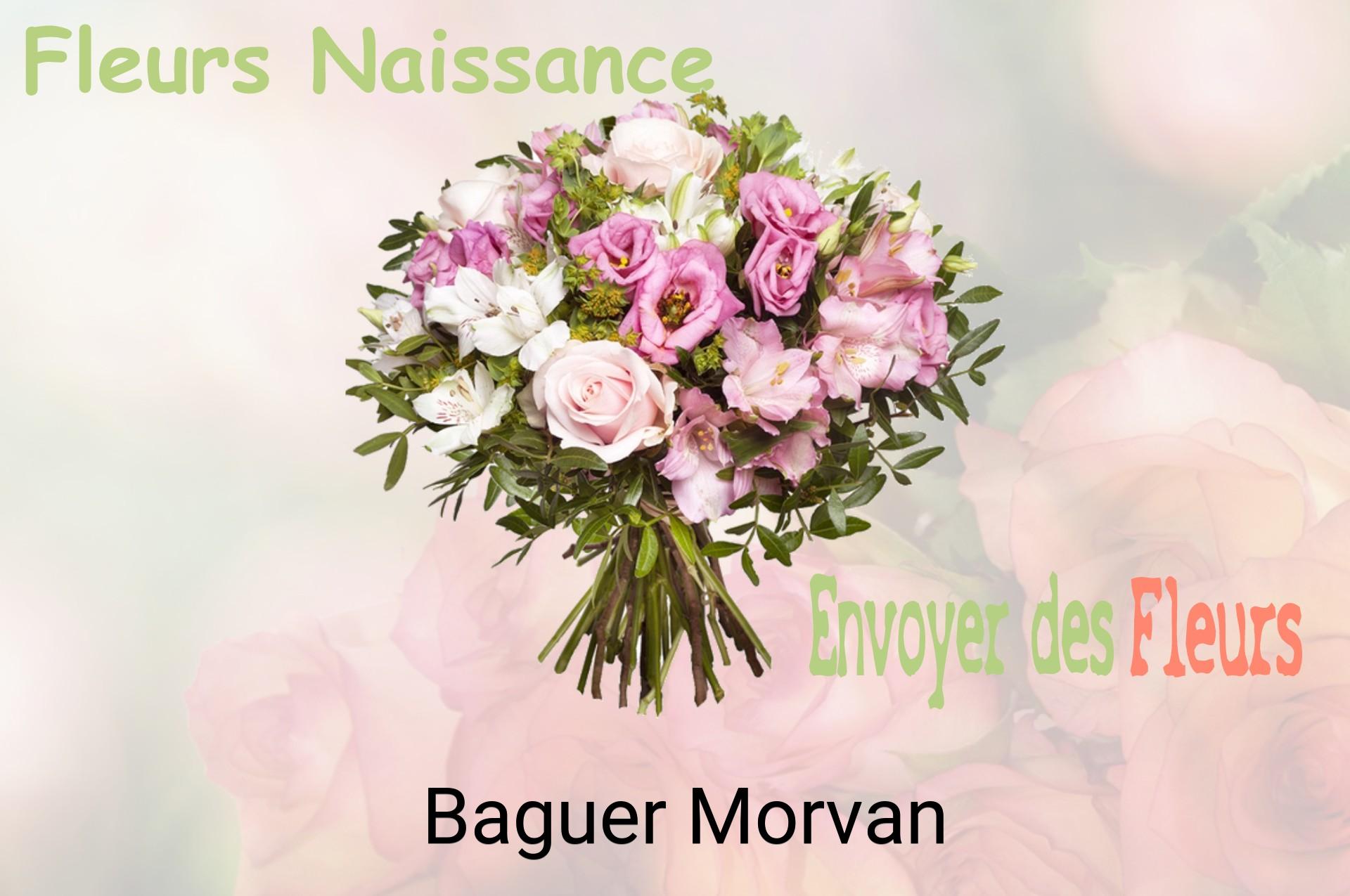Bouquet de fleurs de naissance livré à Baguer-Morvan